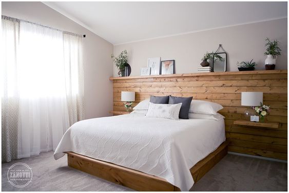 Organization tips storage headboard